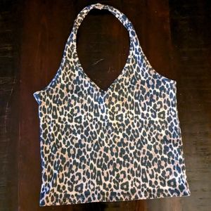 Aerie Cheetah Print Halter